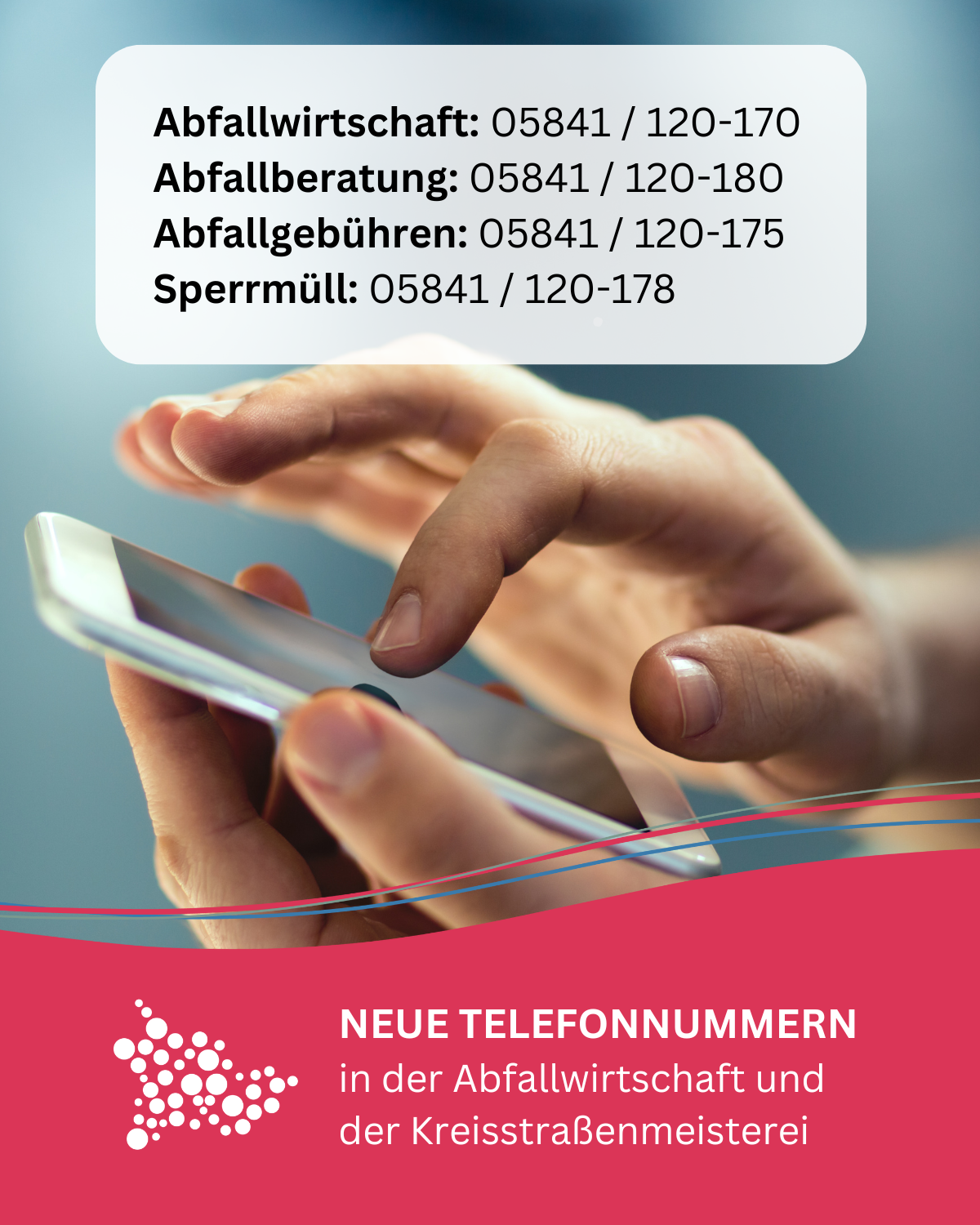 Neue Telefonnummern für die Abfallwirtschaft